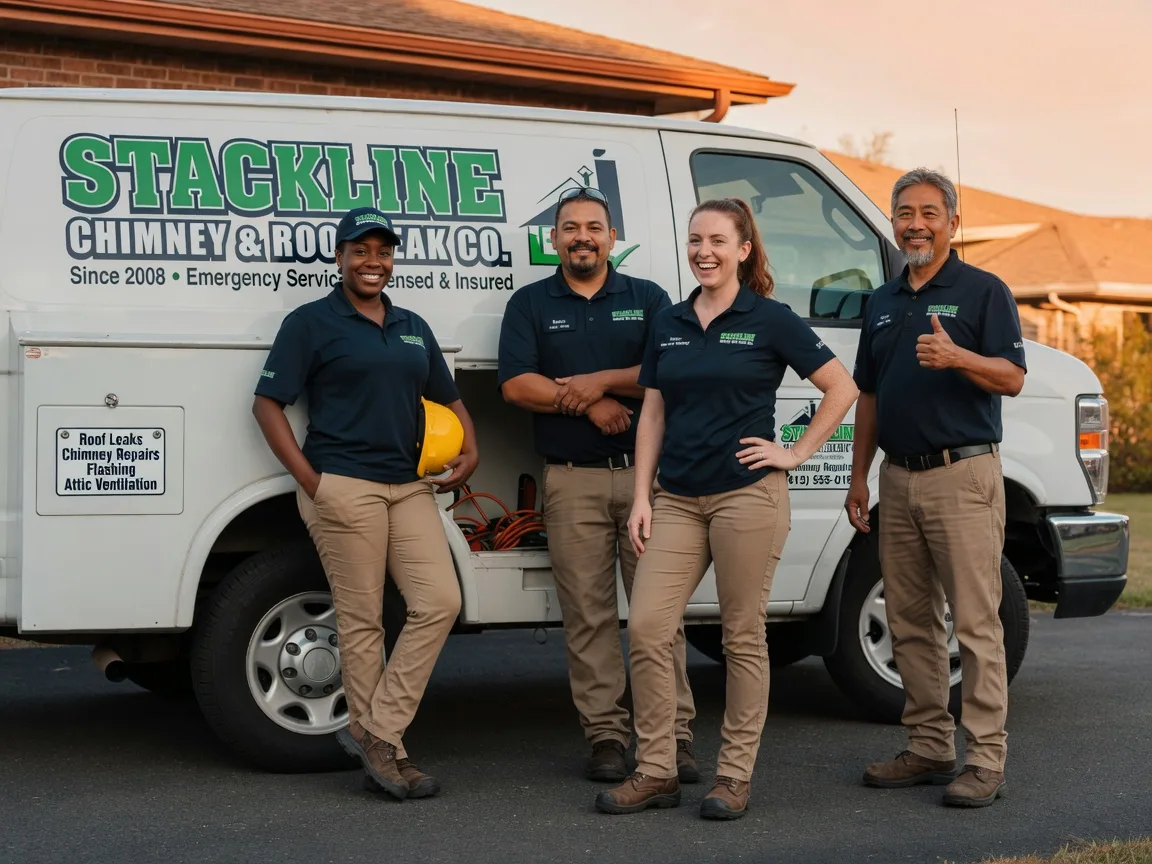 Chimney flashing repair company in Hendrix, OK